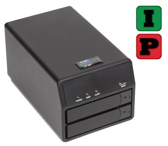 Cinema Perfecto 4TB RAID Dual External Hard Drive - PC 