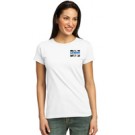 CP Womens S Organic T-Shirt Embroidered Full Color Logo 